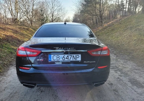 Maserati Quattroporte cena 132000 przebieg: 125000, rok produkcji 2013 z Bydgoszcz małe 667